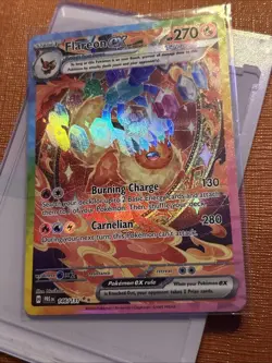 Pokemon TCG Flareon EX Prismatic Evolutions Card 146/131 Sir Illustration Rare - Image 3