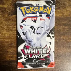 Pokemon TCG Scarlet & Violet White Flare Reshiram Booster Pack 10 Cards English - Image 1