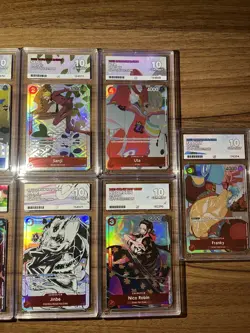 One Piece Card Game Gift Collection 2023 complete ACE 10 set Luffy Nami Boa - Image 4