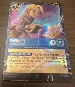 2026 Disney Lorcana TCG Rapunzel EPCOT Festival Of The Arts Promo Card 1DisEn4 - Image 1