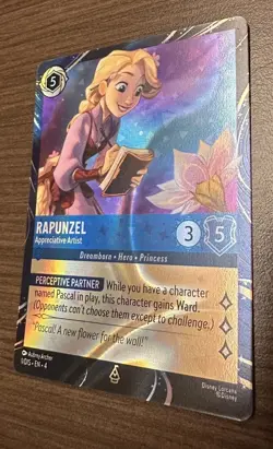 2026 Disney Lorcana TCG Rapunzel EPCOT Festival Of The Arts Promo Card 1DisEn4 - Image 3