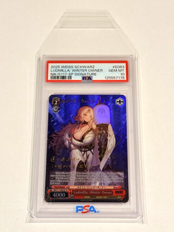 Weiss Goddess of Victory: NIKKE- Ludmilla: Winter Owner SP Gold Signature PSA 10 - Image 3