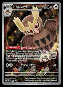Noctowl 141 Sv: Scarlet & Violet Black Star Promo Holo Pokemon Card - Image 1