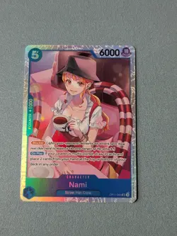 Nami OP11-054 SR a Fist of Divine Speed One Piece Card Game English Edition - Image 1