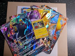 Pokemon TCG Jumbo Eevee Evolution Promo Cards Set of 5 in Excellent Condition. - Image 1