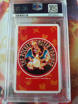 1996 Pokemon Scyther Jack of Hearts Red Charizard Playing Card PSA 10 Gem Mint - Image 2