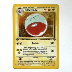 Electrode 02/64: First Edition Jungle Holographic Vintage Card - Image 1