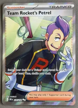 Team Rocket's Petrel 226/182 SV10: Destined Rivals Pokemon Card | NM - Image 1