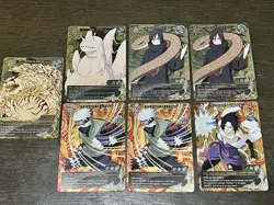 Naruto original TCG Super Rare 7 card/lot - Image 1