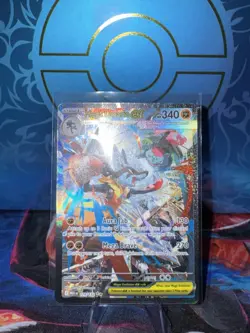 Pokemon TCG Mega Lucario EX Card 179/132 Mega Evolution Sir M/Nm Condition - Image 5