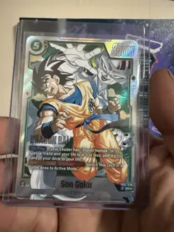 DRAGON BALL SUPER CARD GAME SON GOKU - SB02-038 SR FOIL SPECIAL EDITION - Image 1