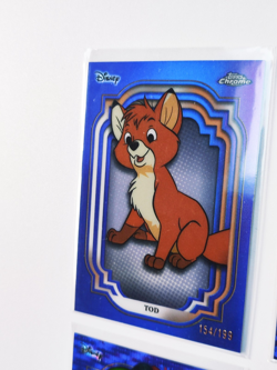 2024 TOPPS CHROME TRADING CARDS DISNEY PIXAR PURPLE REFRACTORS X 4 TOD MIRABEL - Image 2