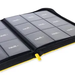 Vault X Sunrise Yellow 9-Pocket Exo-Tec Zip Binder - 360 Cards - New - Image 2