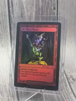 Divorced Dads TCG: Age of Alimony Holo Alt Rock Radio - Tool Card - Image 1