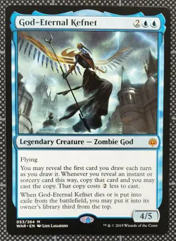 God-Eternal Kefnet MYTHIC War of the Spark MTG Near Mint Unplayed - Image 1