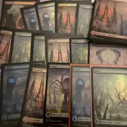 Phyrexia All Will Be One Full Art Lands Foil+non foil MTG x39 - Image 1