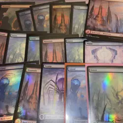 Phyrexia All Will Be One Full Art Lands Foil+non foil MTG x39 - Image 2