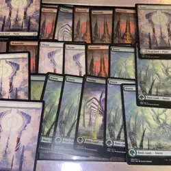 Phyrexia All Will Be One Full Art Lands Foil+non foil MTG x39 - Image 3