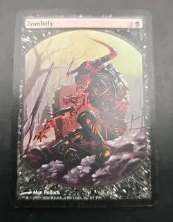Zombify Magic Player Rewards MTG Regular Lightly Played - Image 1