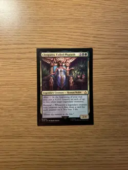 MTG Cleopatra, Exiled Pharaoh M 0052 Universes Beyond: Assassin's Creed Magic LP - Image 1