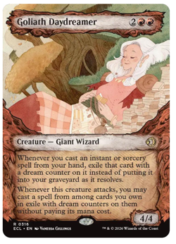Goliath Daydreamer - Showcase Lorwyn Eclipsed MTG - Image 1