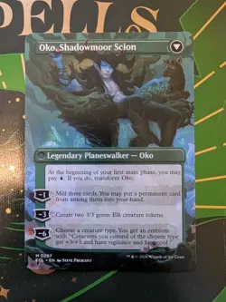 Oko, Lorwyn Liege (Borderless) Lorwyn Eclipsed Regular MTG NM - Image 2