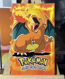 Pokemon Card - Charizard 6 Of 12 Topps Die Cut #06 Evolution - Image 1