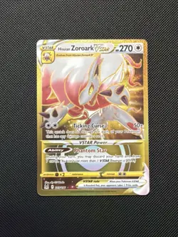 Pokemon TCG Hisuian Zoroark Vstar 213/196! NM Condition! See Description! - Image 1