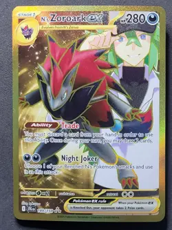 N's Zoroark ex 189/159 Hyper Rare Journey Together Pokemon TCG - Image 1