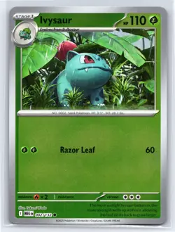 Ivysaur 002/132 - Pokemon Mega Evolution - Common Reverse Holo - NM - Image 1