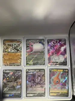 Pokemon English TCG - Lot of 6 EX & V Cards [ALL NM] - Image 1
