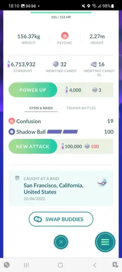 Pokemon Go Legendary Mewtwo ( Normal ) - Image 2