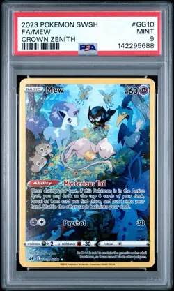 Mew GG10/GG70 Pokemon TCG 2023 Crown Zenith PSA 10 - Image 1