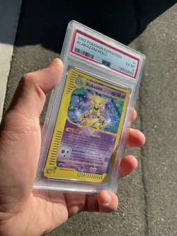 PSA 6 Alakazam 2002 Expedition Holo Rare #1 Pokemon Vintage E-Reader - Image 4