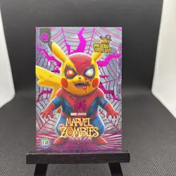 Marvel Zombies (Pikachu) #E14 - Purple Holo Box Hit - Pikachu Cosplay Pokemon - Image 1