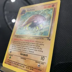 Pokemon TCG Kabuto Fossil 50/62 LP/MP Ken Sugimori Vintage - Image 2