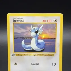 Pokemon Dratini 026/102 First Edition Base Set (Shadowless) Regular - Image 2
