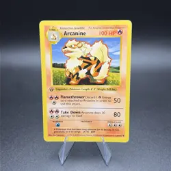 Pokemon Arcanine 023/102 First Edition Base Set (Shadowless) Regular - Image 1