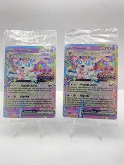 POKEMON PRISMATIC EVOLUTIONS 2 FULL SETS OF STAMPED SURPRISE BOX PROMOS SEALED - Image 4