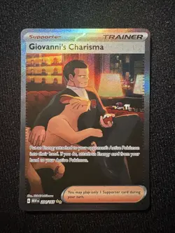 Pokemon SV 151 Special Illustration Giovanni's Charisma 204/165 MP - Image 2