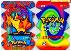 TOPPS MOVIE 2000 POKEMON PIDGEOTTO #17 RARE MINT EMBOSSED DIE CUT #EV11/12 - Image 1