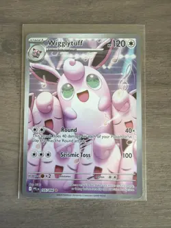 Pokemon Wigglytuff 105/94 Phantasmal Flames Illustration Rare NM - Image 1