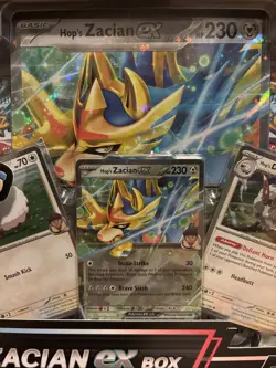Pokemon TCG Journey Together - Hop's Zacian ex Box - Factory Sealed/Brand New - Image 2