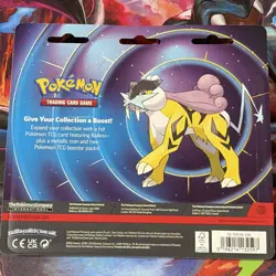 Pokemon Mega Evolution Phantasma Flames Booster Pack Raikou Promo Coin 2 Packs - Image 2