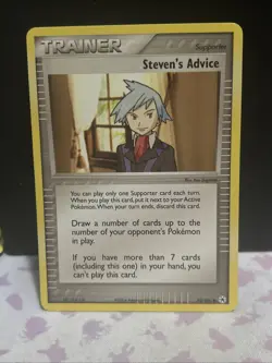 Steven's Advice 92/101 Uncommon EX Hidden Legends Pokemon - Image 1
