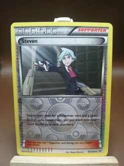 HP Steven #90/108 XY - Roaring Skies Pokemon TCG REVERSE HOLO - Image 1