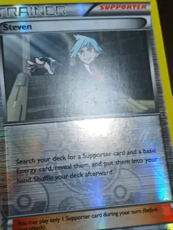 HP Steven #90/108 XY - Roaring Skies Pokemon TCG REVERSE HOLO - Image 4