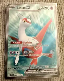 Pokemon TCG Latias ex 220/191 - SV08: Surging Sparks - Holo - Near Mint - Image 1