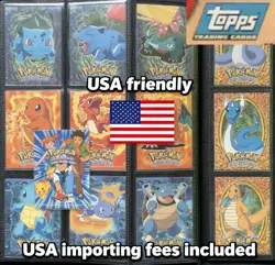 Pokemon TOPPS The First Movie - Complete BLUE logo set 72/72 - EXCELLENT - Image 1