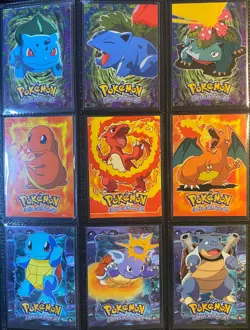 Pokemon TOPPS The First Movie - Complete BLUE logo set 72/72 - EXCELLENT - Image 4